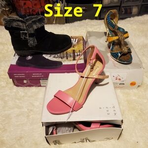 Pink Ankle Strap Sandals